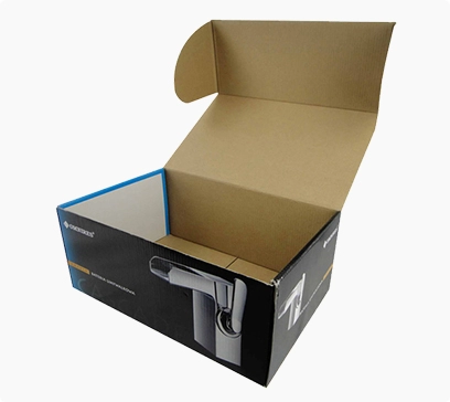 Roll end tuck top corrugated printed box for the electronics packaging, electronics packaging boxes