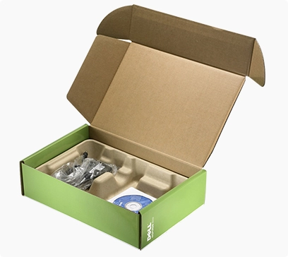 electronics mailing box with the molded paper pulp, electronics packaging boxes
