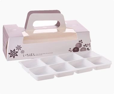 paper food carrier with the clear window and blister tray, paper printed box, custom paper box, food packaging box, food folding cartons