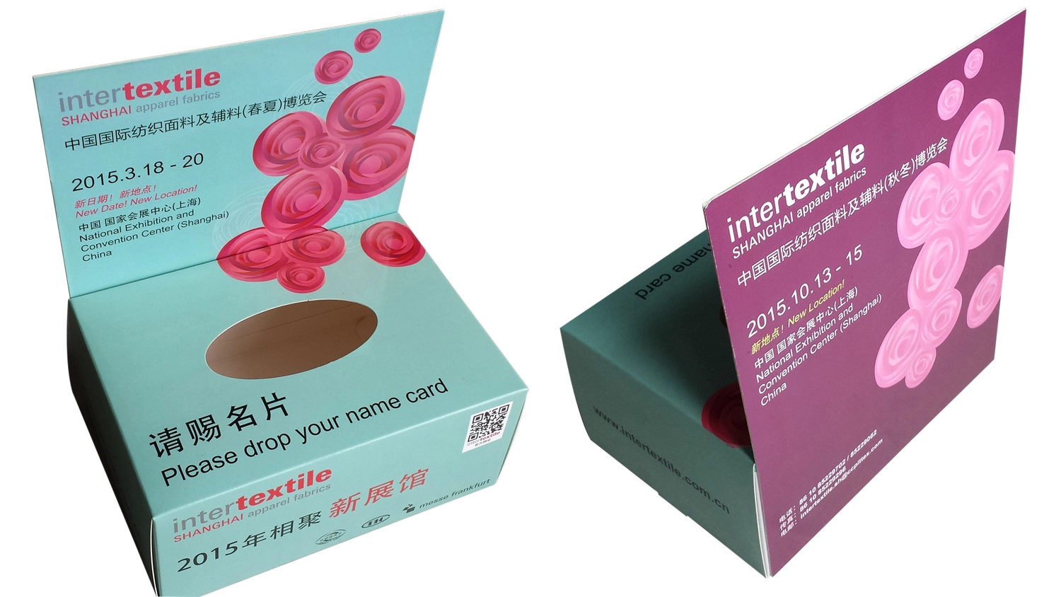 paper display box for business card