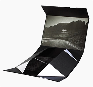 collapsible, folding rigid box, rigid paper box, cardboard gift box