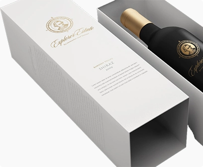 slide rigid box for the wine packaging, wine gift box
